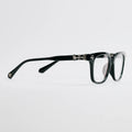 Black Chrome Hearts Glasses - Silver