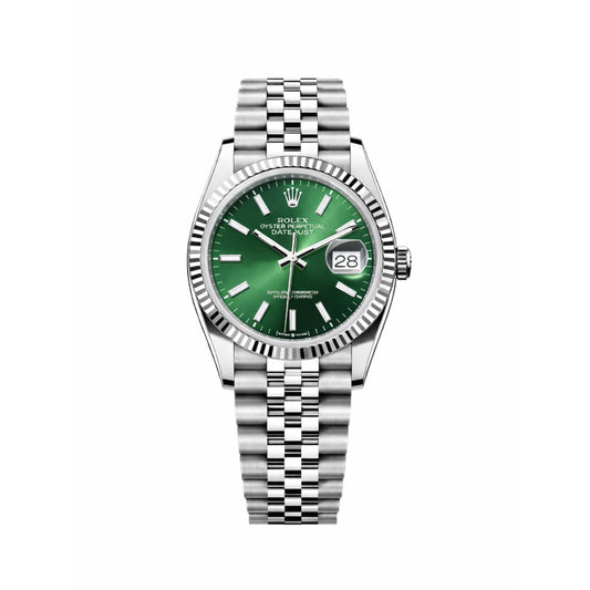 Rolex date-just classic Green 41mm