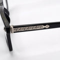 Chrome Black Glasses